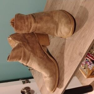 Monogramed "MCJ" JORDANN Heeled Booties